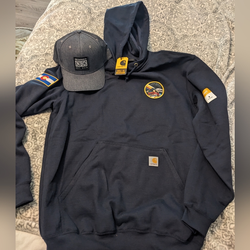 Men's barstool sports book medium Carhartt hoodie